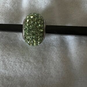 Peridot Crystal Bead - Fits Pandora Bracelets